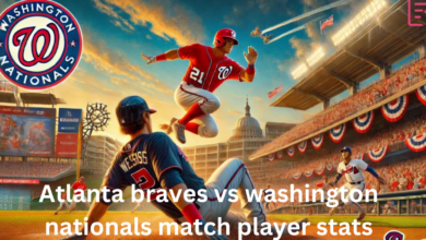 atlanta braves vs washington nationals match player stats