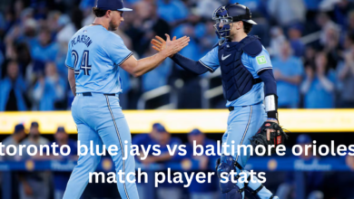 toronto blue jays vs baltimore orioles match player stats